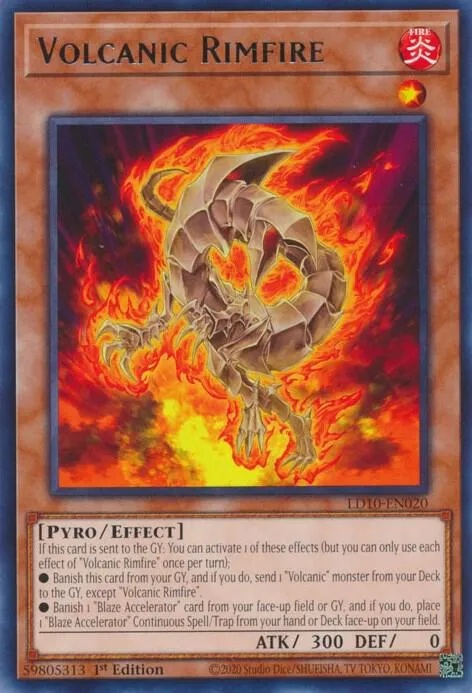 Percussion Annulaire Volcanique — Legendary Duelists: Soulburning Volcano — Yu-Gi-Oh!