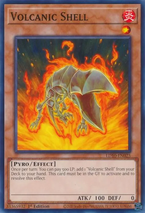 Obus Volcanique — Legendary Duelists: Soulburning Volcano — Yu-Gi-Oh!