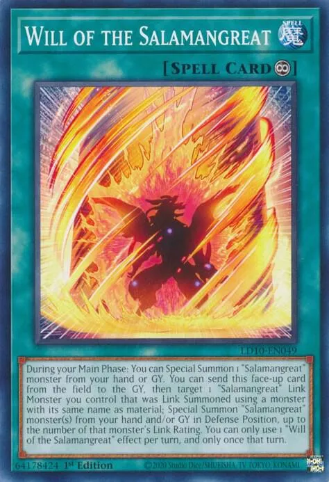 Volonté de la Salamangrande — Legendary Duelists: Soulburning Volcano — Yu-Gi-Oh!