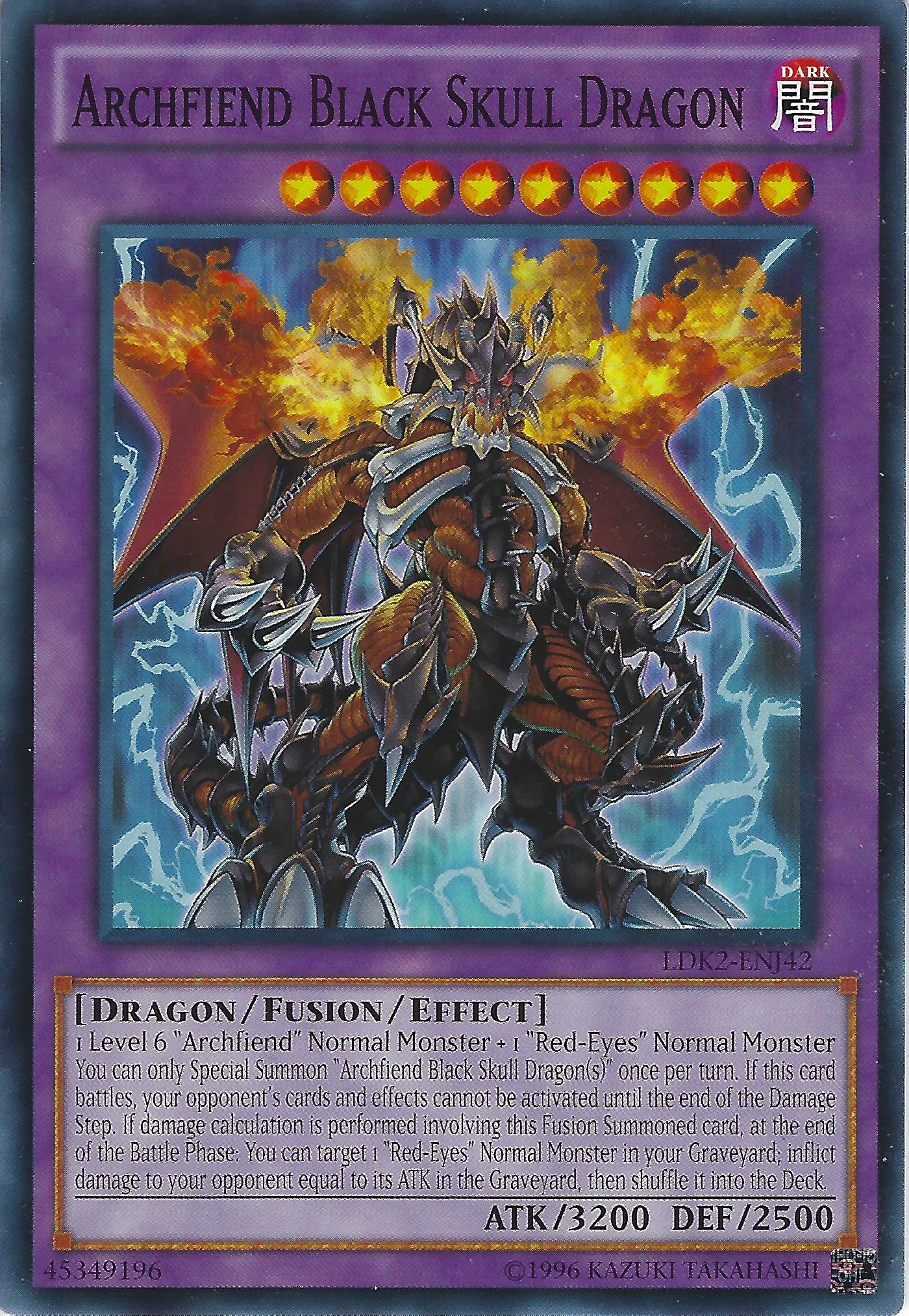 Dragon Crâne Noir Archdémon — Legendary Decks II - Unlimited — Yu-Gi-Oh!