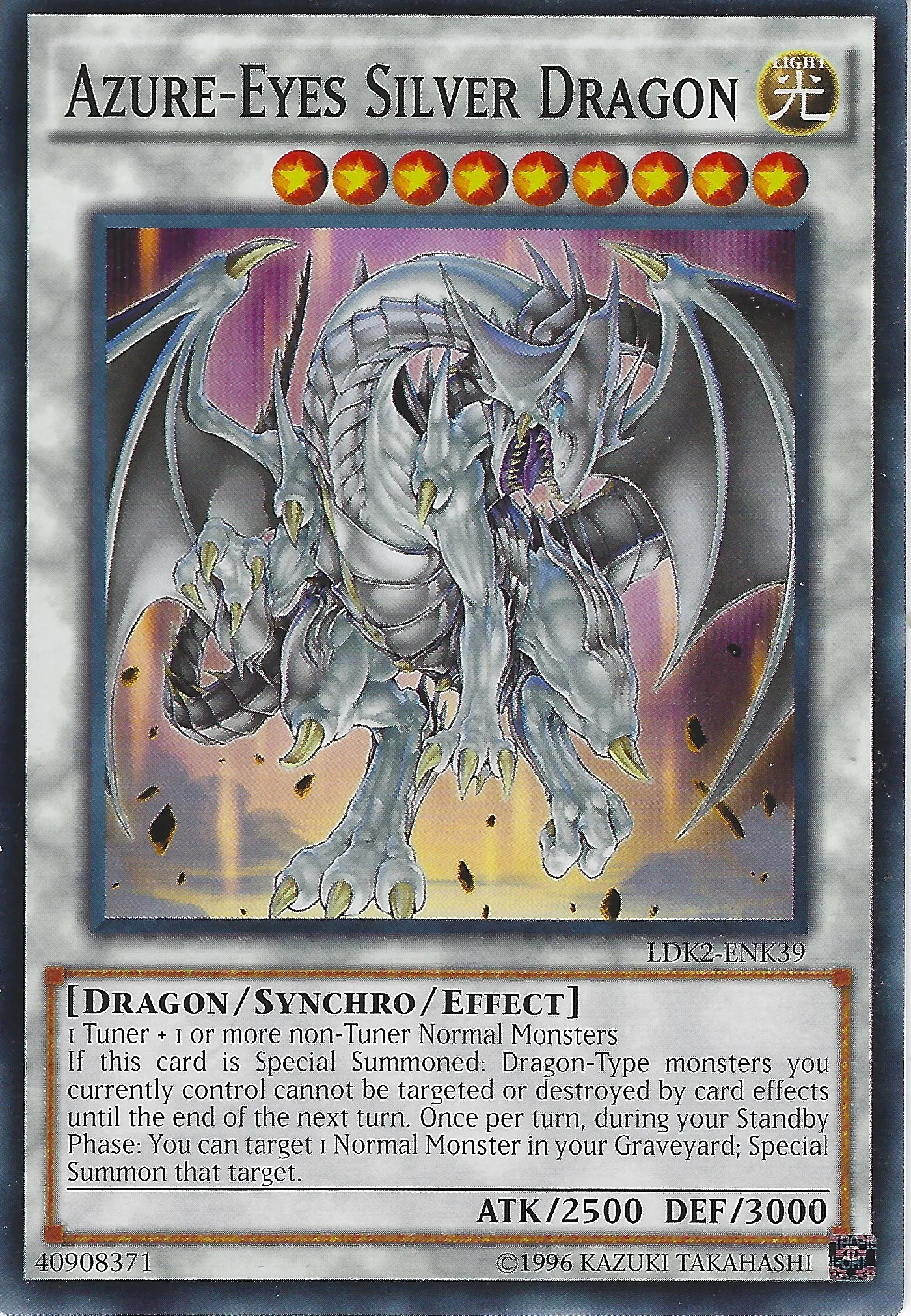Dragon Argent aux Yeux Azur — Legendary Decks II - Unlimited — Yu-Gi-Oh!