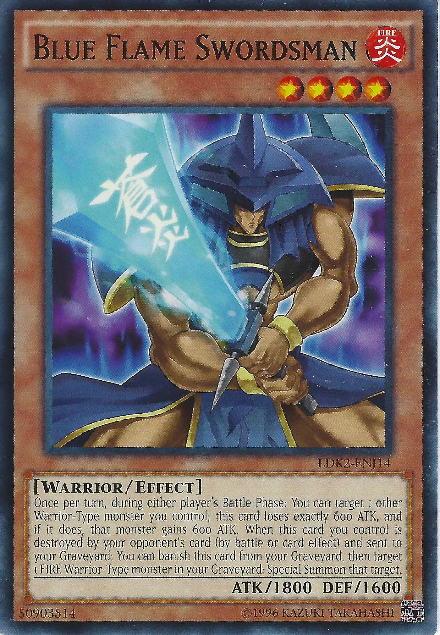 Spadassin des Flammes Bleues — Legendary Decks II - Unlimited — Yu-Gi-Oh!