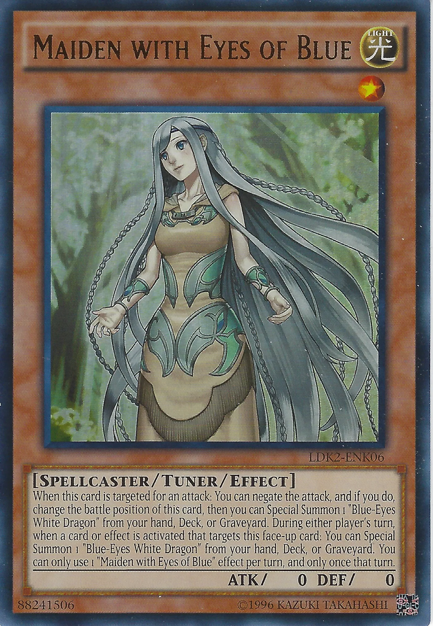 Demoiselle aux Yeux Couleur Bleu — Legendary Decks II - Unlimited — Yu-Gi-Oh!