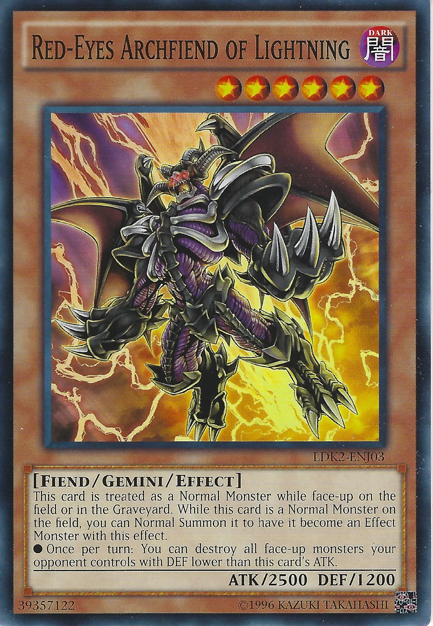 Red-Eyes Archfiend of Lightning — Legendary Decks II - Unlimited — Yu-Gi-Oh!