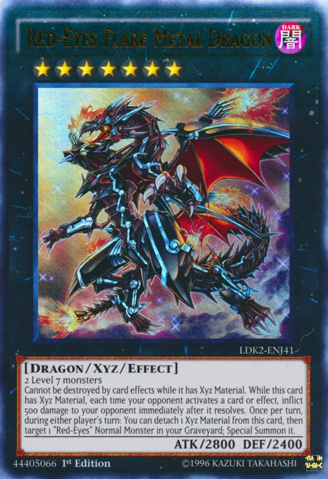 Red-Eyes Flare Metal Dragon — Legendary Decks II — Yu-Gi-Oh!