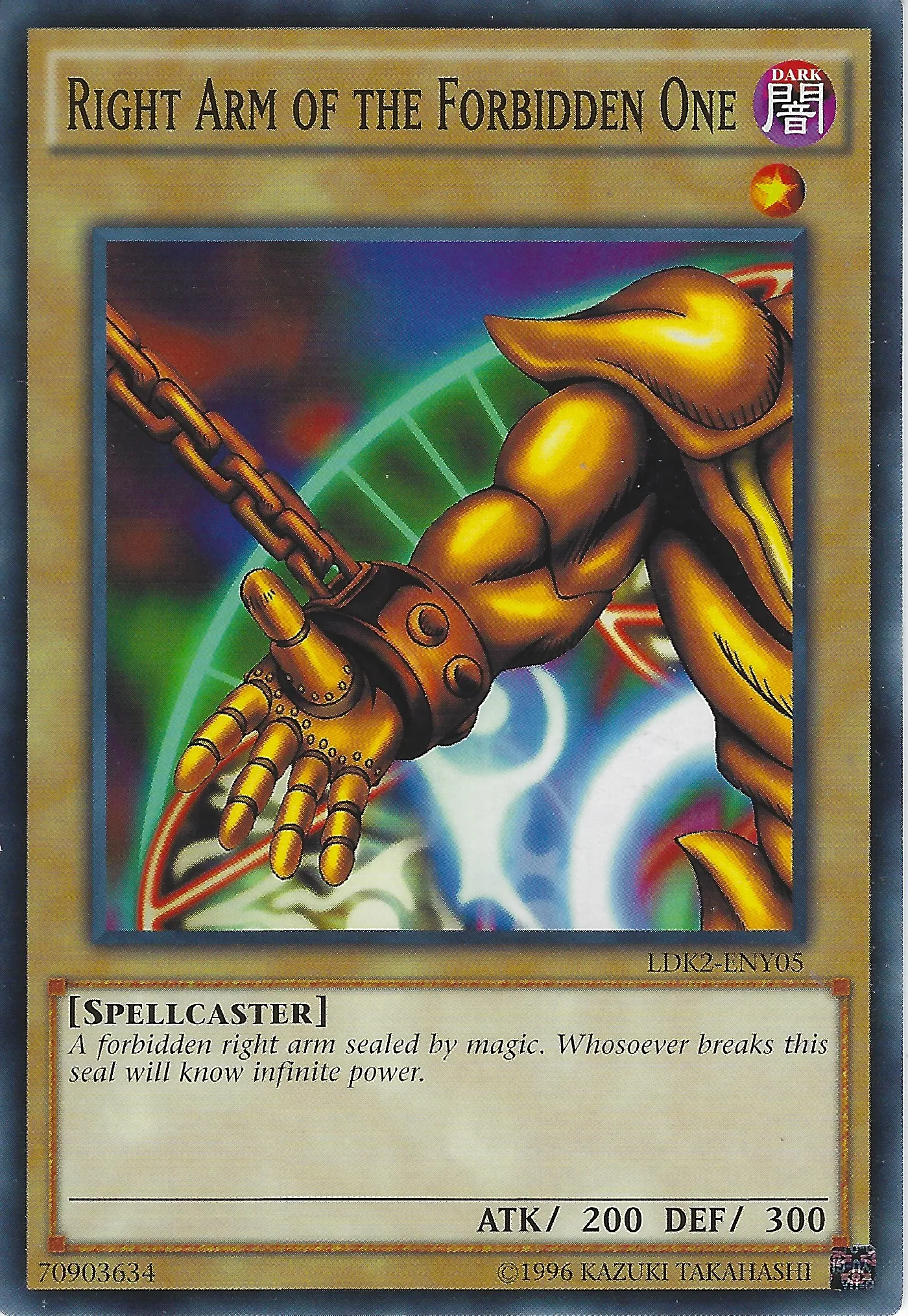 Right Arm of the Forbidden One — Legendary Decks II - Unlimited — Yu-Gi-Oh!