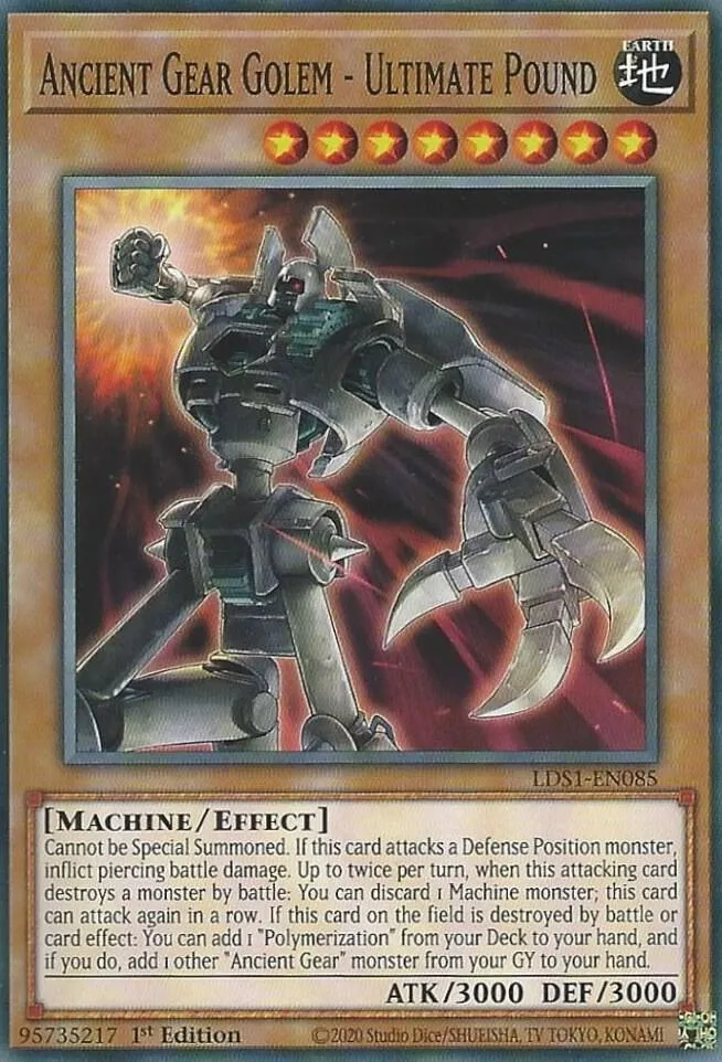 Ancient Gear Golem - Ultimate Pound — Legendary Duelists: Season 1 — Yu-Gi-Oh!