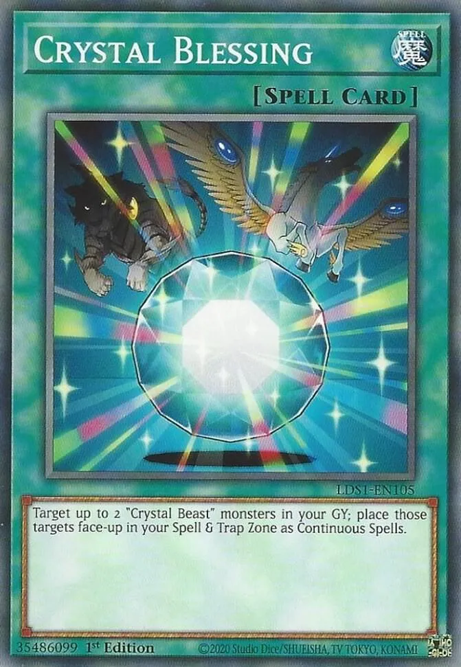 Crystal Blessing — Legendary Duelists: Season 1 — Yu-Gi-Oh!