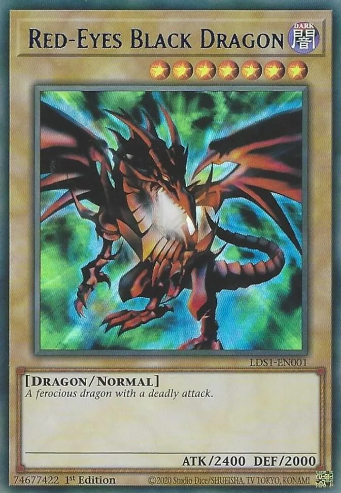 Dragon Noir aux Yeux Rouges — Legendary Duelists: Season 1 — Yu-Gi-Oh!