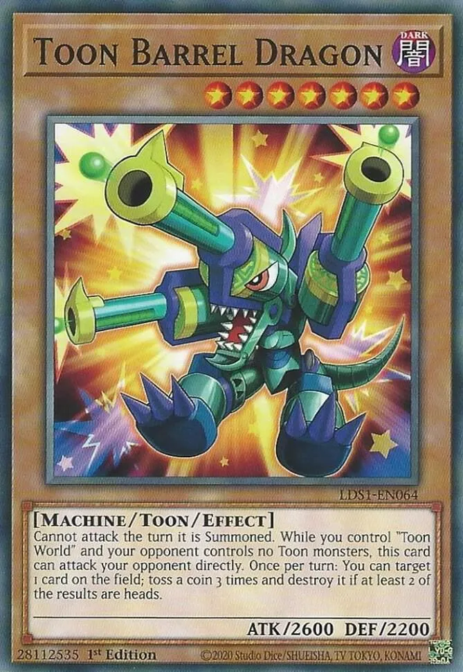 Revolver Dragon Toon — Legendary Duelists: Season 1 — Yu-Gi-Oh!