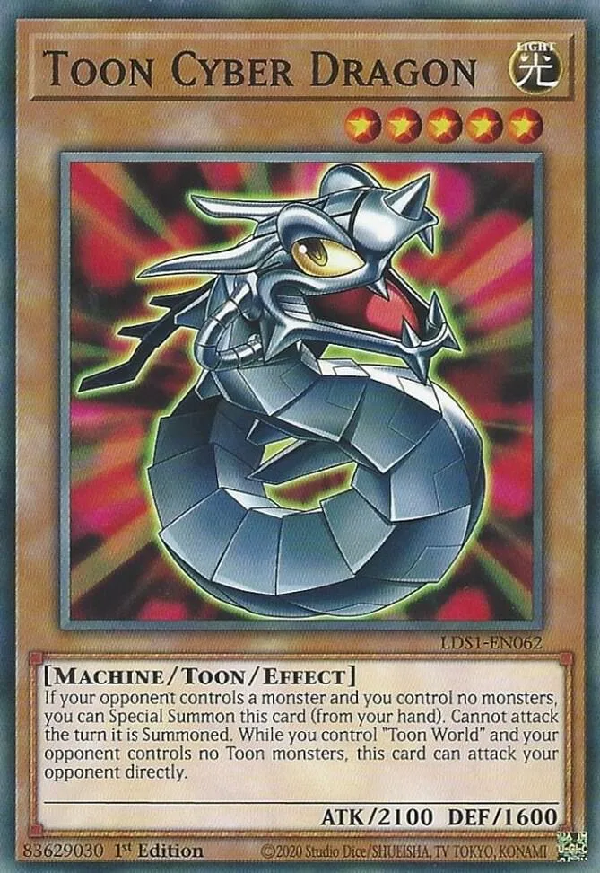Toon Cyber Dragon — Legendary Duelists: Season 1 — Yu-Gi-Oh!