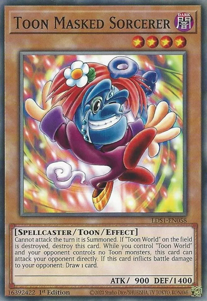 Sorcier Masqué Toon — Legendary Duelists: Season 1 — Yu-Gi-Oh!