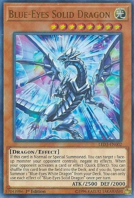 Blue-Eyes Solid Dragon — Legendary Duelists: White Dragon Abyss — Yu-Gi-Oh!