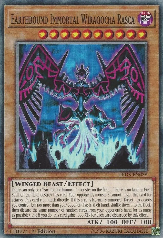 Earthbound Immortal Wiraqocha Rasca — Legendary Duelists: Immortal Destiny — Yu-Gi-Oh!