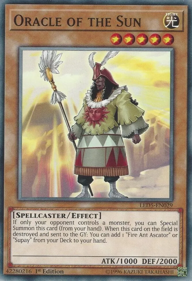 Oracle of the Sun — Legendary Duelists: Immortal Destiny — Yu-Gi-Oh!