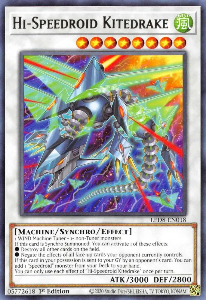 Hi-Speedroid Kitedrake — Legendary Duelists: Synchro Storm — Yu-Gi-Oh!