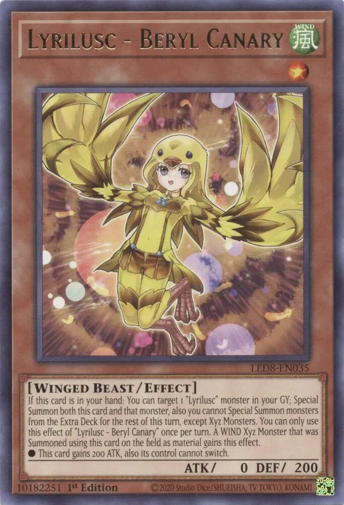 Lyrilusc - Beryl Canary — Legendary Duelists: Synchro Storm — Yu-Gi-Oh!