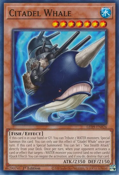 Citadel Whale — Legendary Duelists: Duels From the Deep — Yu-Gi-Oh!