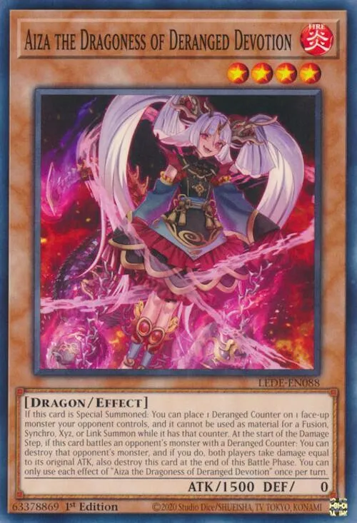 Aiza Dragonne de la Dévotion Dérangée — Legacy of Destruction — Yu-Gi-Oh!