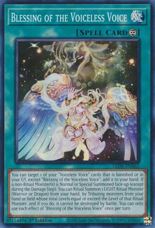 Bénédiction de la Sans Voix — Legacy of Destruction — Yu-Gi-Oh!