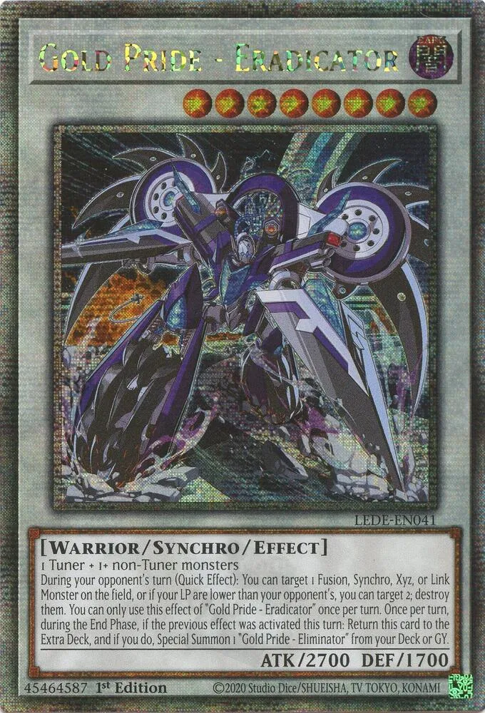 Gold Pride - Eradicator — Legacy of Destruction — Yu-Gi-Oh!