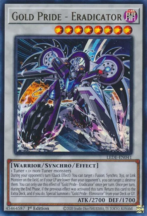 Fierté d'Or - Éradicateur — Legacy of Destruction — Yu-Gi-Oh!
