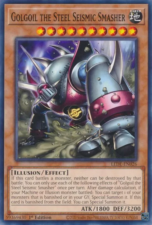 Golgoil le Fracasseur d'Acier Sismique — Legacy of Destruction — Yu-Gi-Oh!
