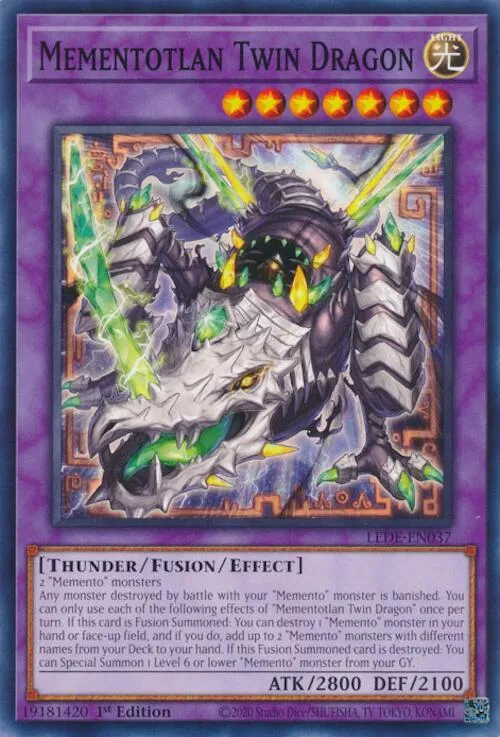 Dragon Jumeau Mémentotlain — Legacy of Destruction — Yu-Gi-Oh!