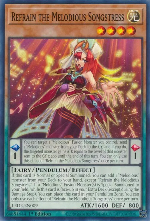 Refrain la Chanteuse de la Musique — Legacy of Destruction — Yu-Gi-Oh!