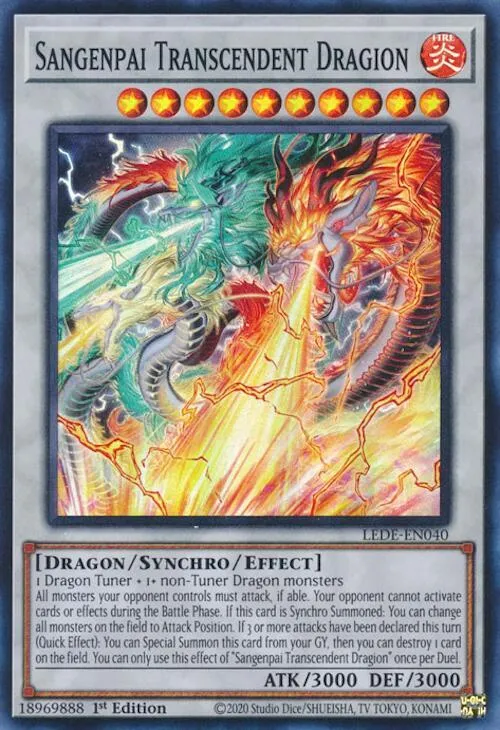 Sangenpai Transcendent Dragion from Legacy of Destruction - Yu-Gi-Oh!
