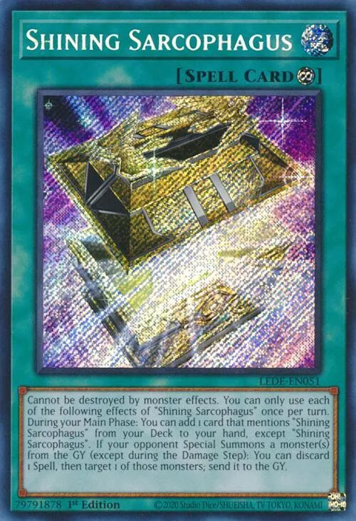 Shining Sarcophagus — Legacy of Destruction — Yu-Gi-Oh!