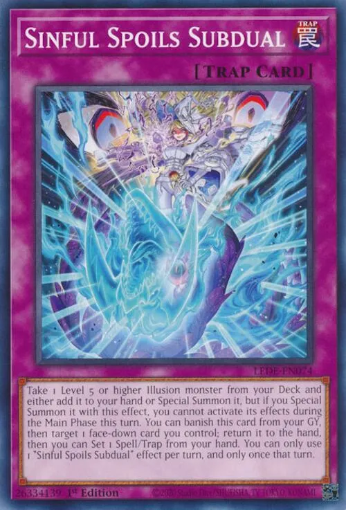 Soumission du Butin du Péché — Legacy of Destruction — Yu-Gi-Oh!