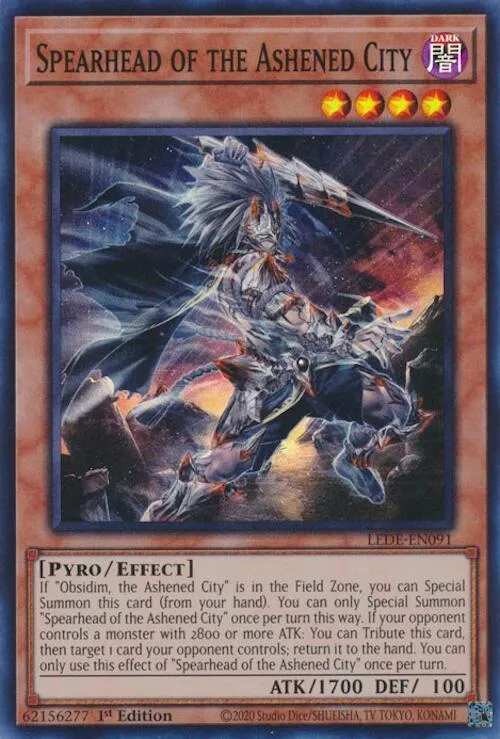 Spearhead of the Ashened City — Legacy of Destruction — Yu-Gi-Oh!