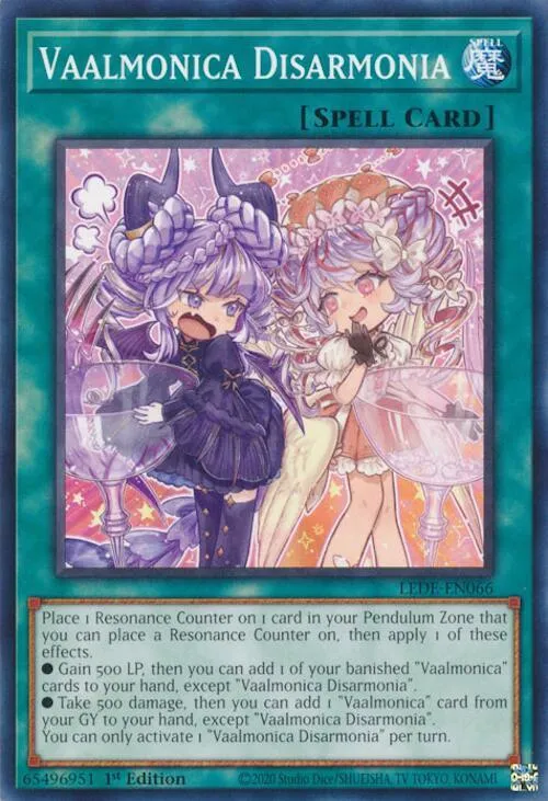 Vaalmonica Disarmonia — Legacy of Destruction — Yu-Gi-Oh!