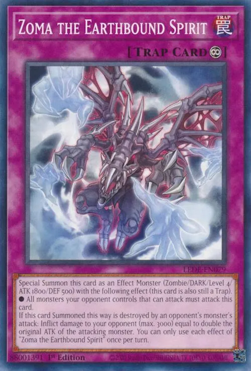 Spectre Esprit de la Terre Zoma — Legacy of Destruction — Yu-Gi-Oh!