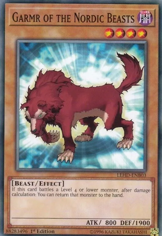 Garmr of the Nordic Beasts — Legendary Hero Decks — Yu-Gi-Oh!