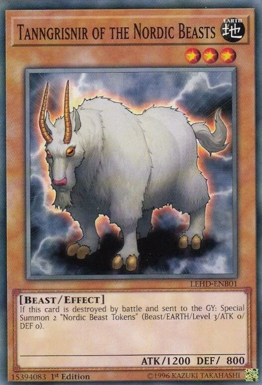Tanngrisnir of the Nordic Beasts — Legendary Hero Decks — Yu-Gi-Oh!