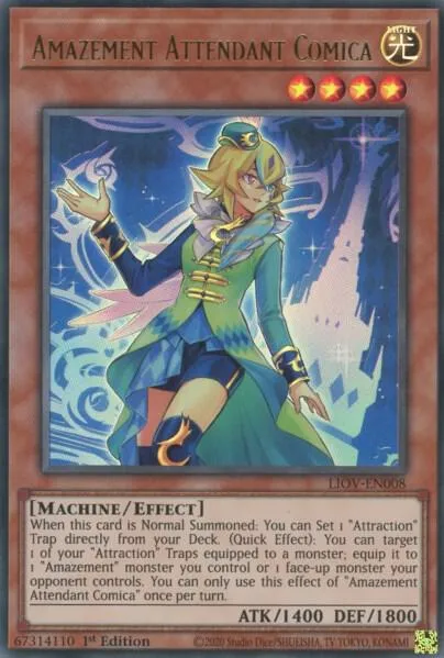 Comica Hôtesse de l'Incroyable — Lightning Overdrive — Yu-Gi-Oh!