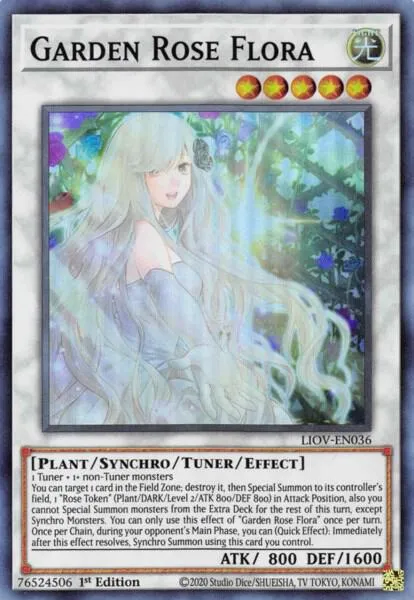 Garden Rose Flora — Lightning Overdrive — Yu-Gi-Oh!