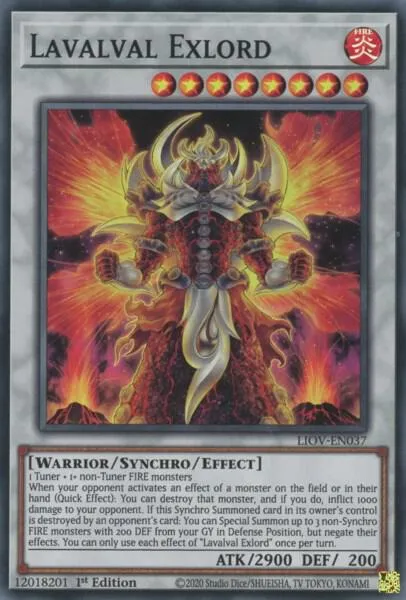 Lavalval Exlord — Lightning Overdrive — Yu-Gi-Oh!