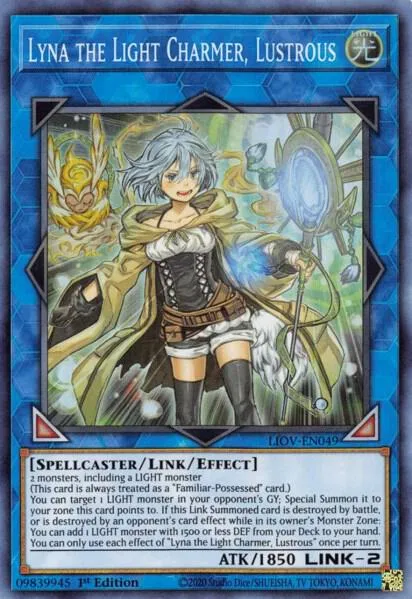 Lyna la Charmeuse de Lumière Chatoyante — Lightning Overdrive — Yu-Gi-Oh!