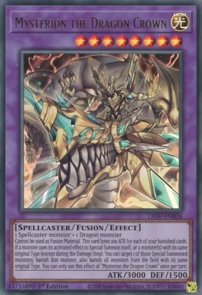 Mysterion the Dragon Crown — Lightning Overdrive — Yu-Gi-Oh!