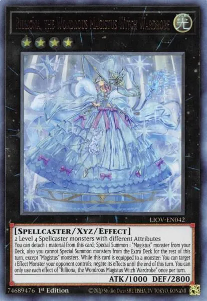 Rilliona, the Wondrous Magistus Witch Wardrobe — Lightning Overdrive — Yu-Gi-Oh!