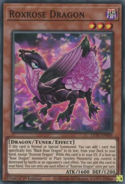 Roxrose Dragon — Lightning Overdrive — Yu-Gi-Oh!