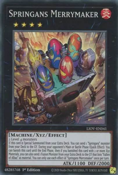 Springans Merrymaker — Lightning Overdrive — Yu-Gi-Oh!