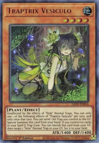 Traptrix Vesiculo — Lightning Overdrive — Yu-Gi-Oh!