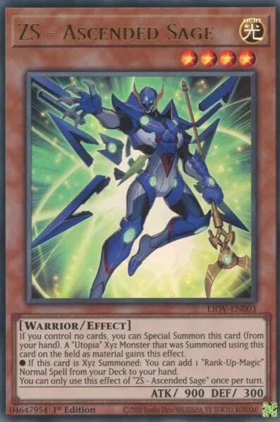 ZS - Ascended Sage — Lightning Overdrive — Yu-Gi-Oh!