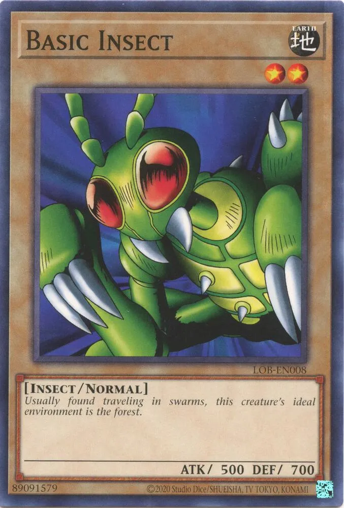 Basic Insect — Legend of Blue Eyes White Dragon (25th Anniversary Edition) — Yu-Gi-Oh!
