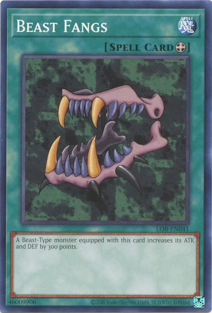 Beast Fangs — Legend of Blue Eyes White Dragon (25th Anniversary Edition) — Yu-Gi-Oh!