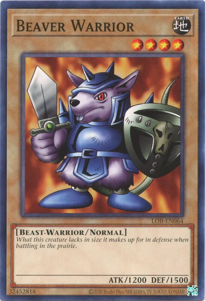 Beaver Warrior — Legend of Blue Eyes White Dragon (25th Anniversary Edition) — Yu-Gi-Oh!